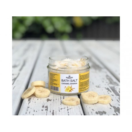 Voňavá koupel - Sůl do koupele s vitamíny a minerály-karamel-banán
